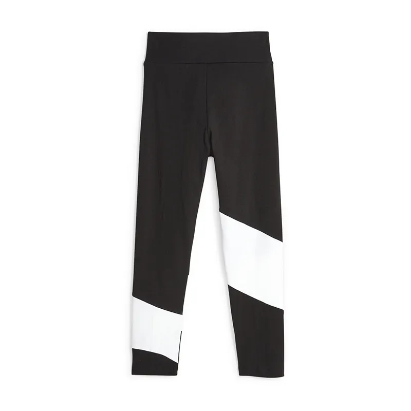 Legging Fille Power Cat Puma - Noir/Blanc-2