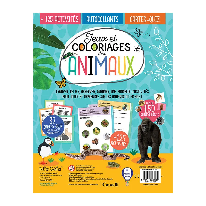 Jeux et coloriage des Animaux - 3+-1