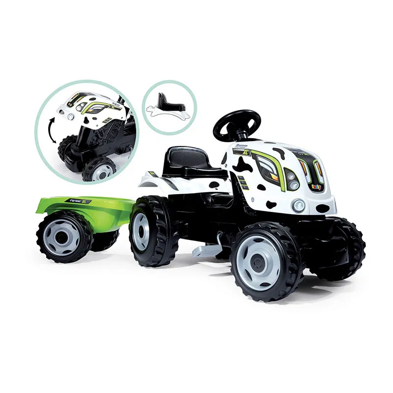Tracteur Farmer XL Vache + Remorque - 36m+-1