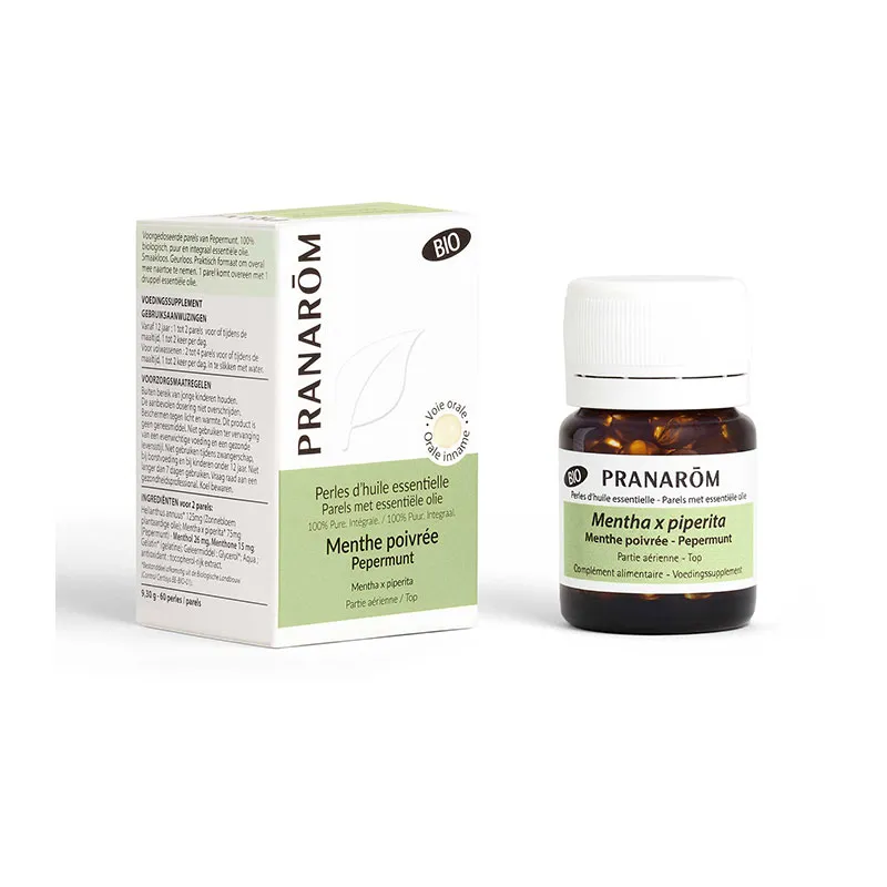 Perles d'Huile essentielle Menthe Poivrée BIO - 100mg-0