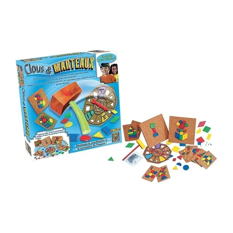 Jeu à frapper Clous et Marteau - 4+-2