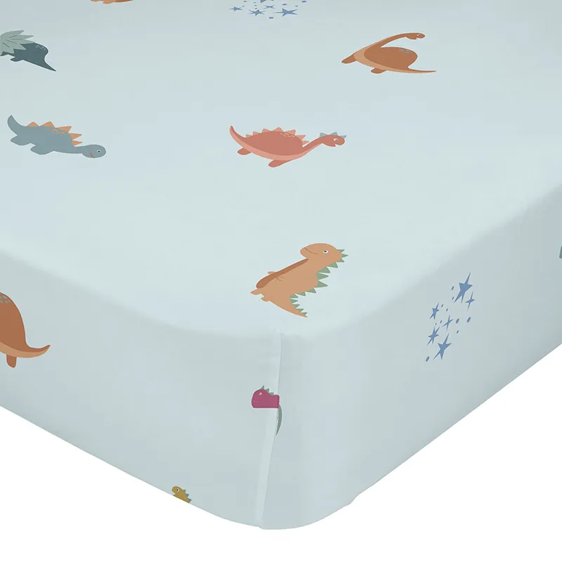 Drap-housse Coton Mini dinosaure - Enfant-0