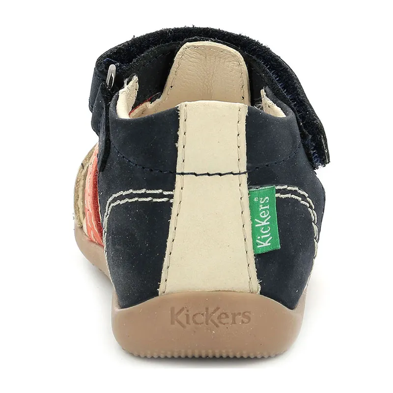 Sandales Bigbazar-2 - Marine/Beige-1