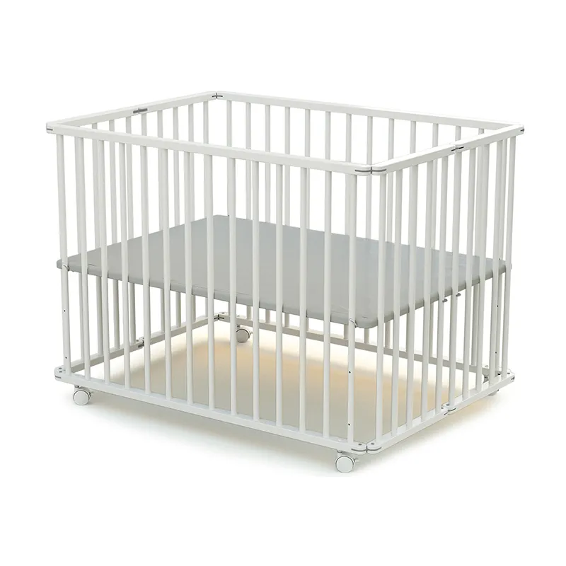 Parc pliant Webaby Blanc/Gris - 70x100cm-3
