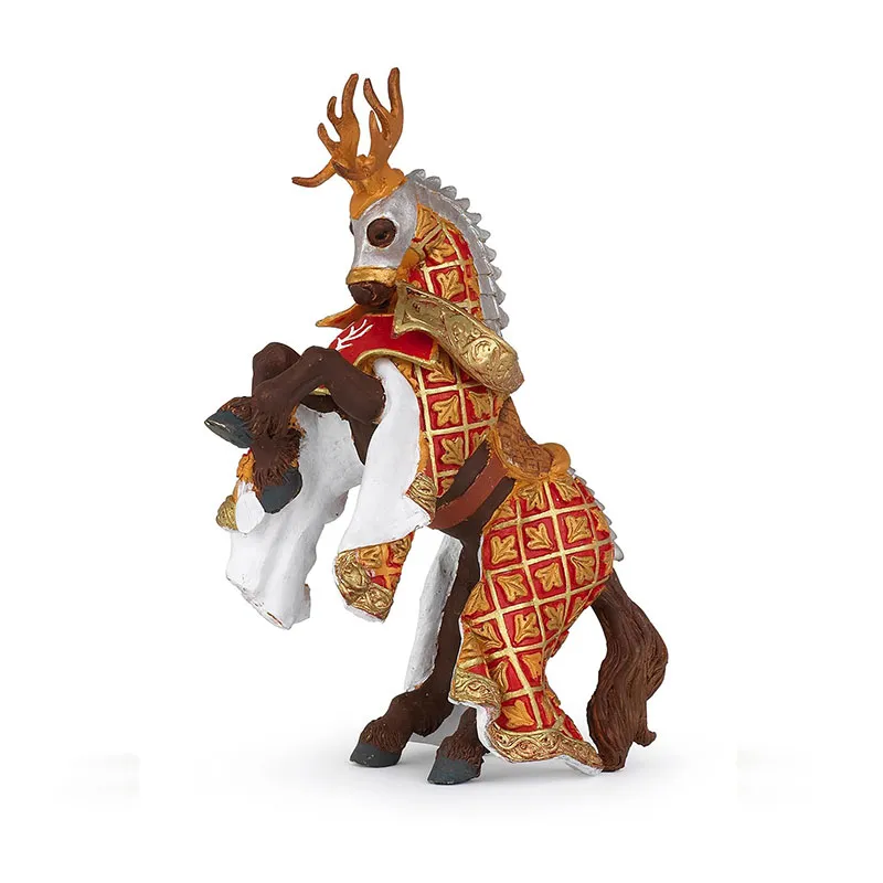 Cheval du Maître des armes cimier - 7x17x9cm-0
