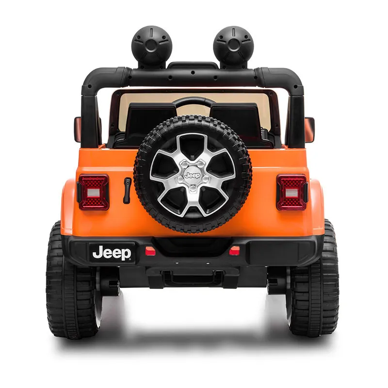 Voiture élec. Jeep Wrangler Rubicon Orange - 36m+ -4