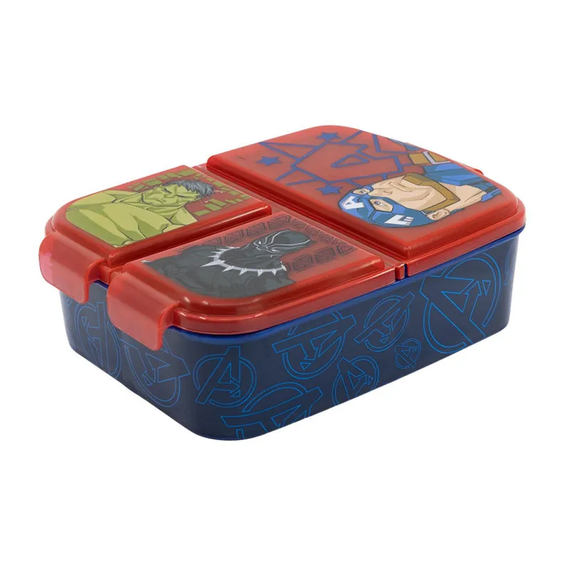 Lunch box 3 compart. Avengers Invincible - 16,5x19,5cm-0