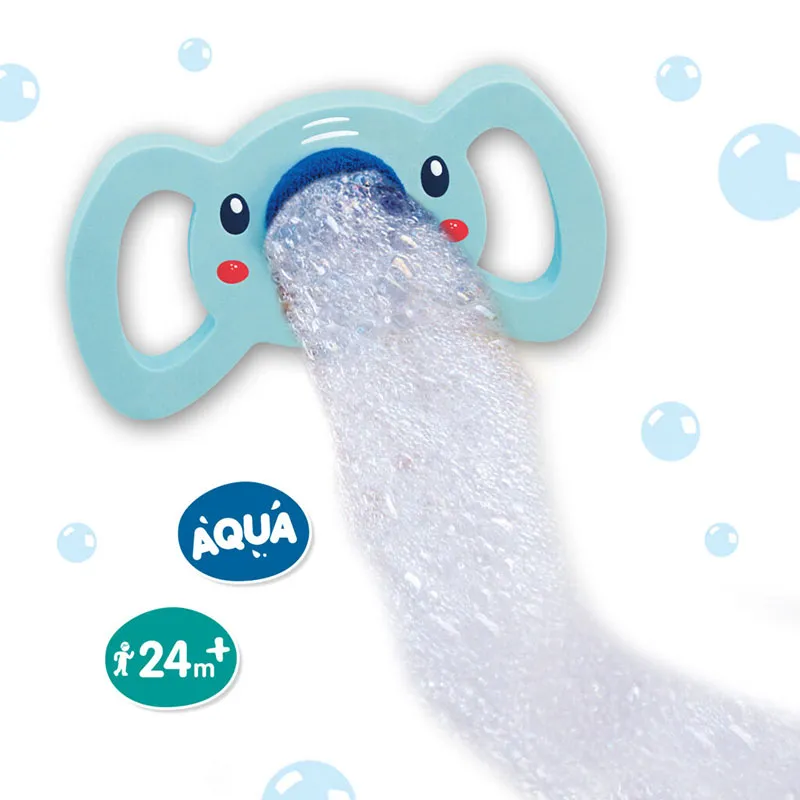 Souffleur de bulles Éléphant pour le bain - 24m+-2