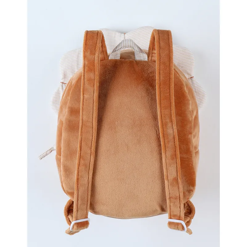 Sac à dos B&K veloudoux Rose - 24x28cm-2