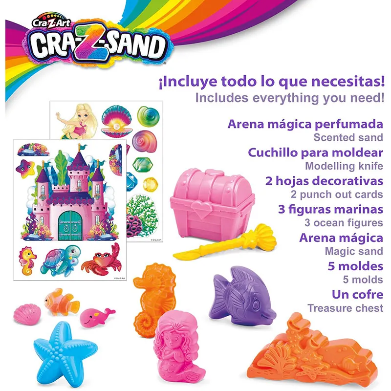 Kit créatif Sable à modeler Sous l'océan - 6+-2