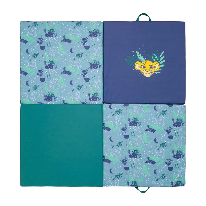 Tapis de jeu 4 blocs Déhouss. Roi Lion - 60x60x4cm-0