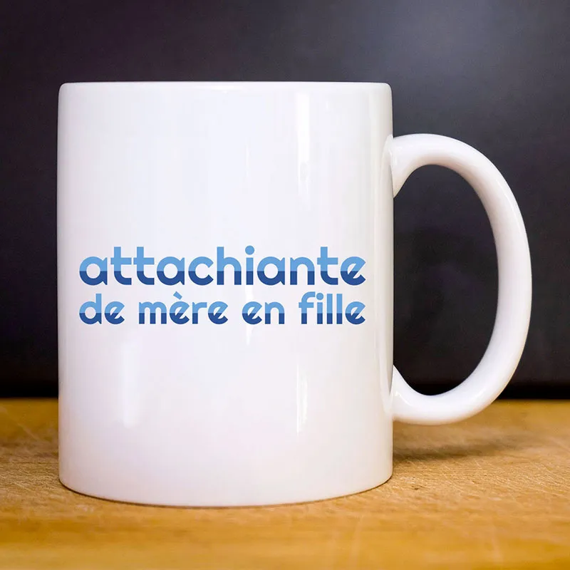 Mug Attachiante de mère en fille - Blanc-0