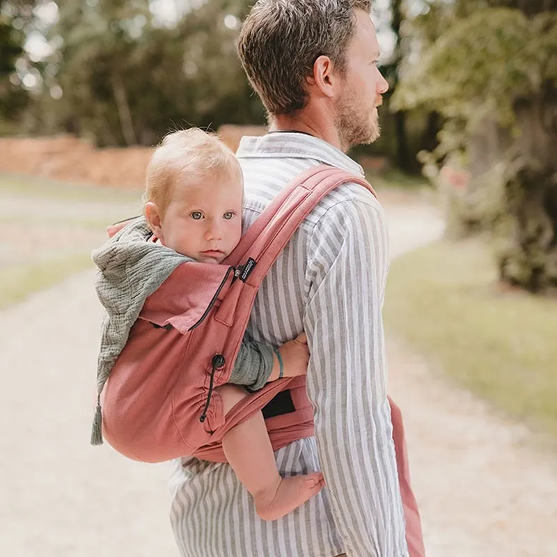Porte bébé Evolu'bulle Coton BIO Acajou - 0m+-0