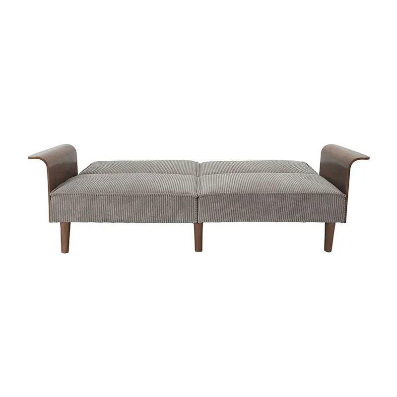 Canapé convertible Côtelé Scott - 90x205x83cm-4