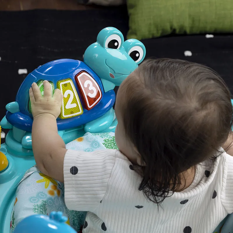 Sauteur 2en1 avec centre d'activités Ocean explorers - 6m+-18