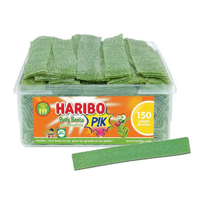 Haribo Tubo Pasta Basta pomme Pik - 150pcs-0