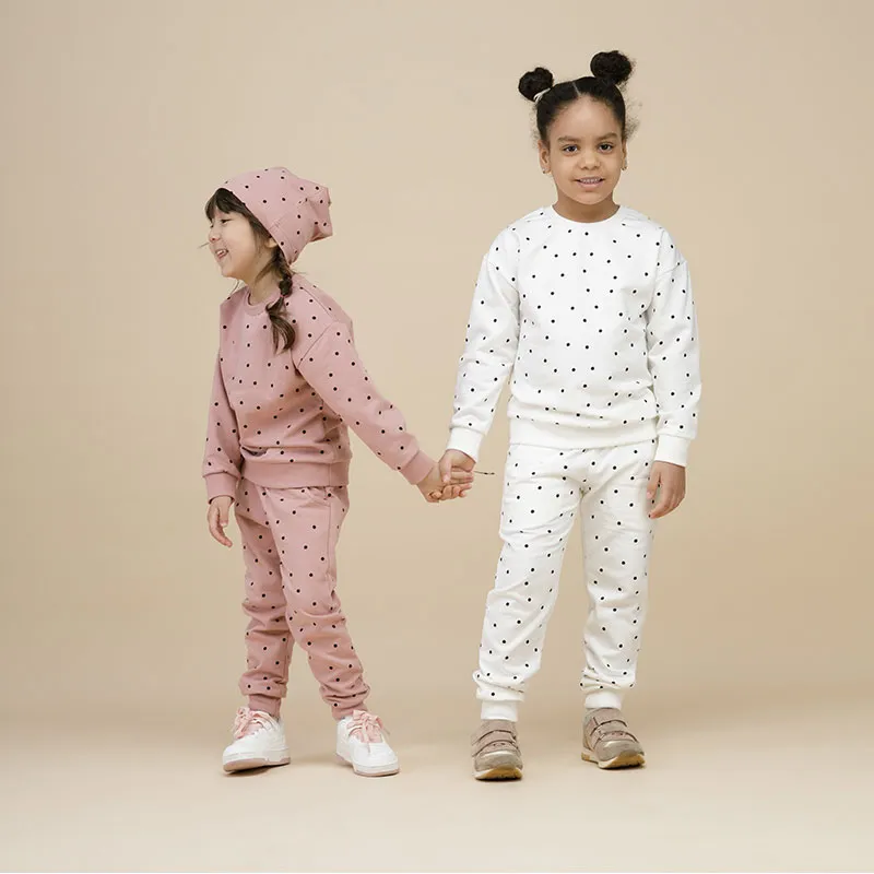 Pantalon Pois - Blanc/Noir-2