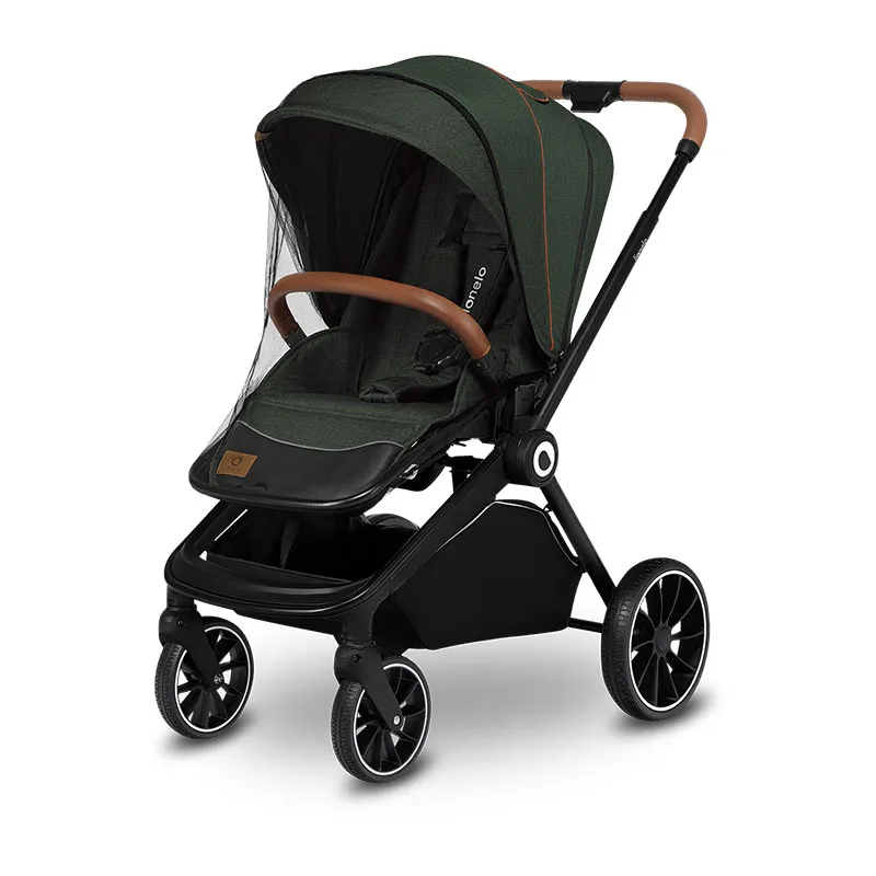 Poussette compacte 3en1 Mika Vert forêt - 0m+-4