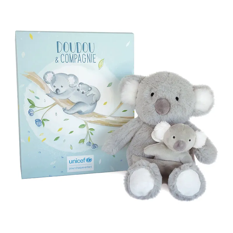 Peluche Koala avec bébé Unicef - 25cm-0