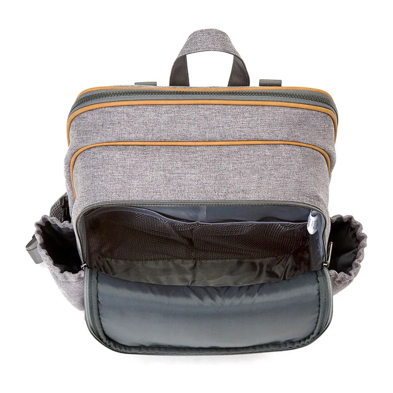 Couffin nomade/Sac à langer RucPod Gris - 42x75cm-15