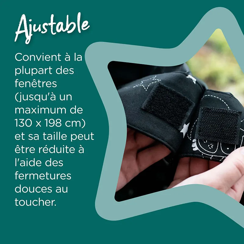 Rideau occultant portable - Ollie la Chouette-6