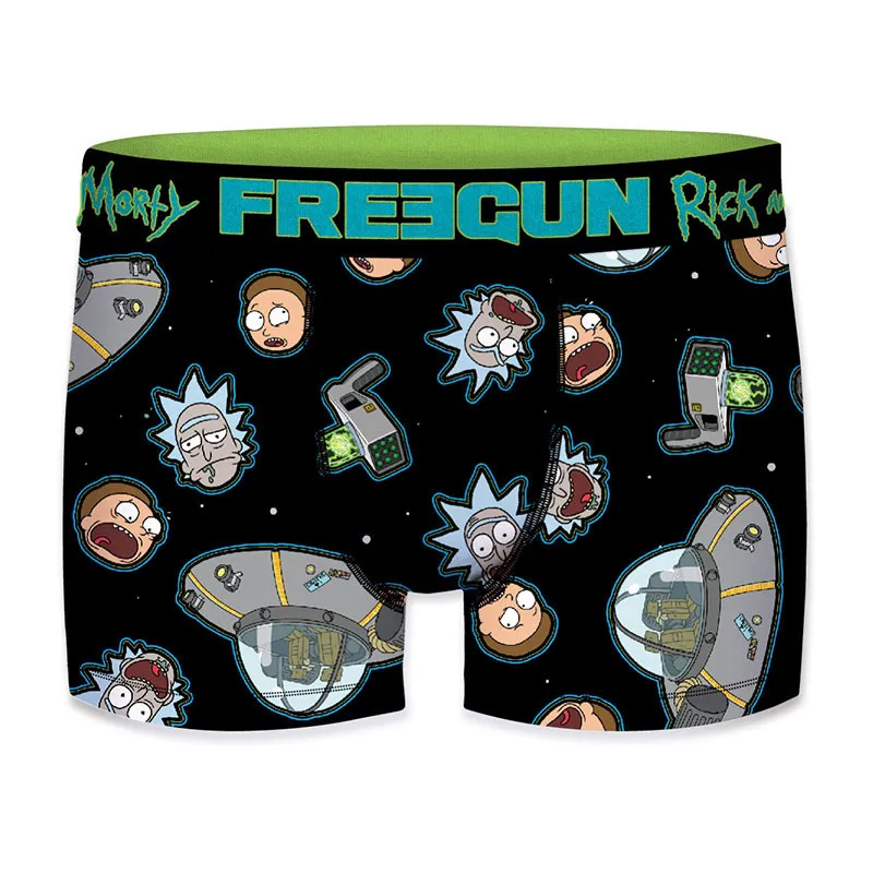 4 Boxers Homme Rick and Morty - Vert-4