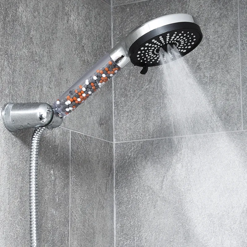 Pommeau de Douche haute pression avec Filtre & Minéraux - 12x28x5cm-0