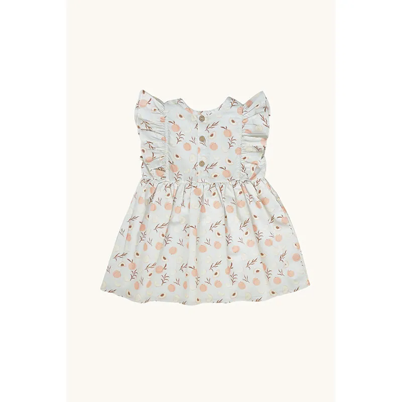 Robe SM Pêche Dina - Bleu-1
