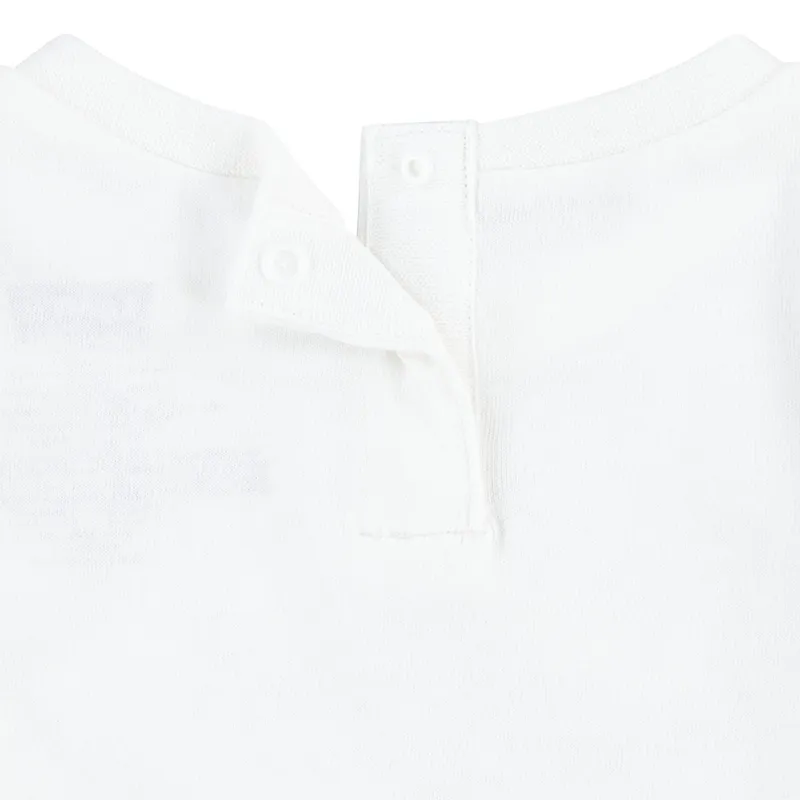 T-shirt ML Bébé Cowboy - Egret-5