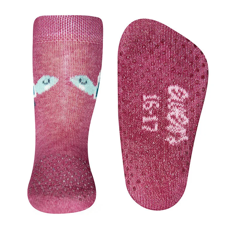 Chaussettes antidér. Tortue - Rose-0
