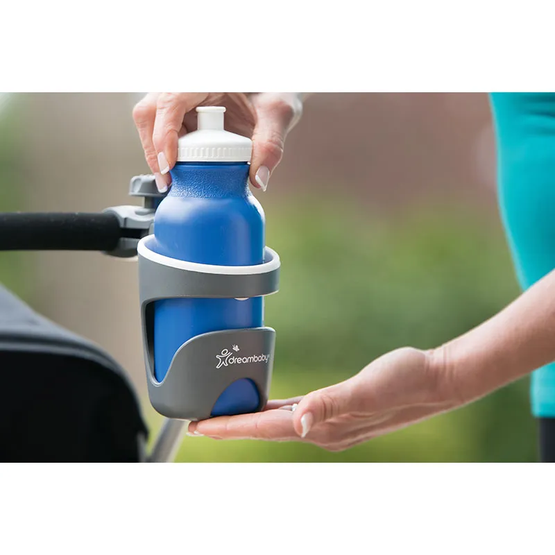 Porte-gobelet pour poussette - Gris/Blanc-5