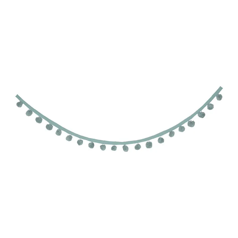 Guirlande PomPom Bleu - 150cm-1