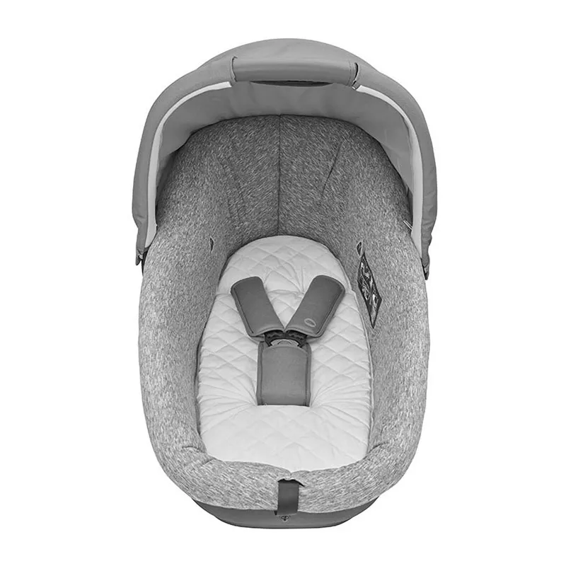 Trio Poussette Compacte Leona Essential Black + Cosi Pebble Pro sans base + Nacelle Amber2 + Adaptateurs - 0m+-11