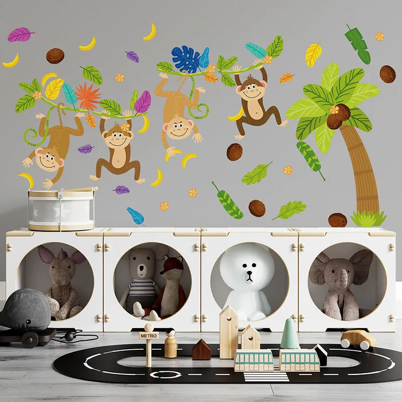 Stickers - Singes dans la jungle-3