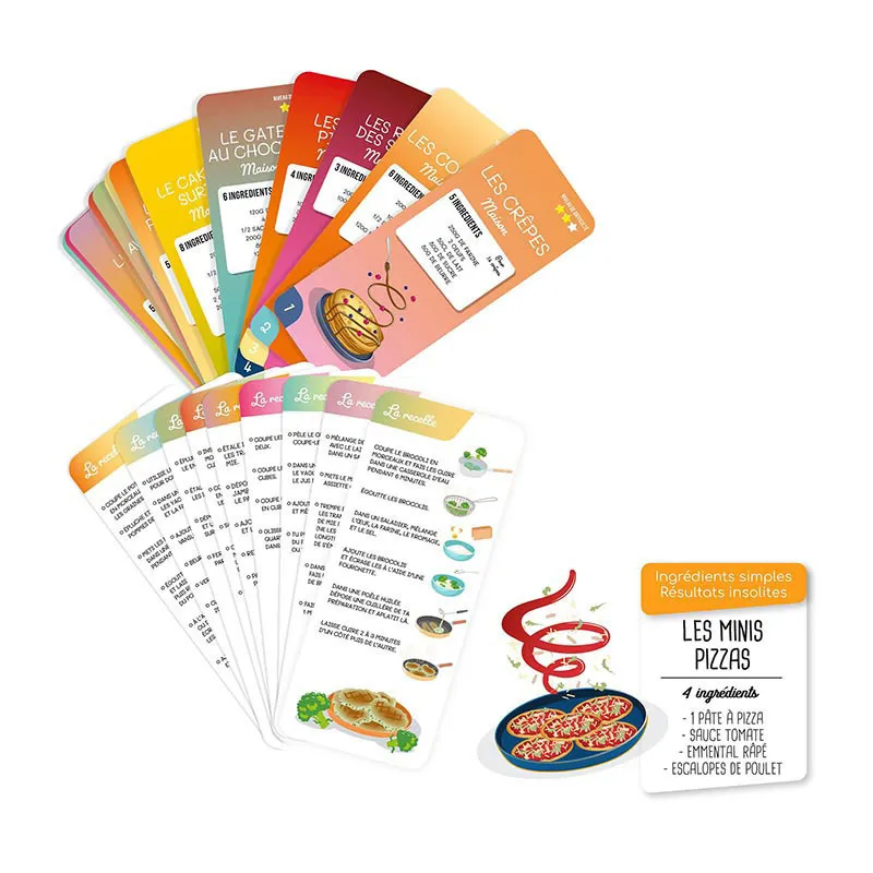 Carte éduc. Recettes du cuisinier - 20x8x4,5cm-0
