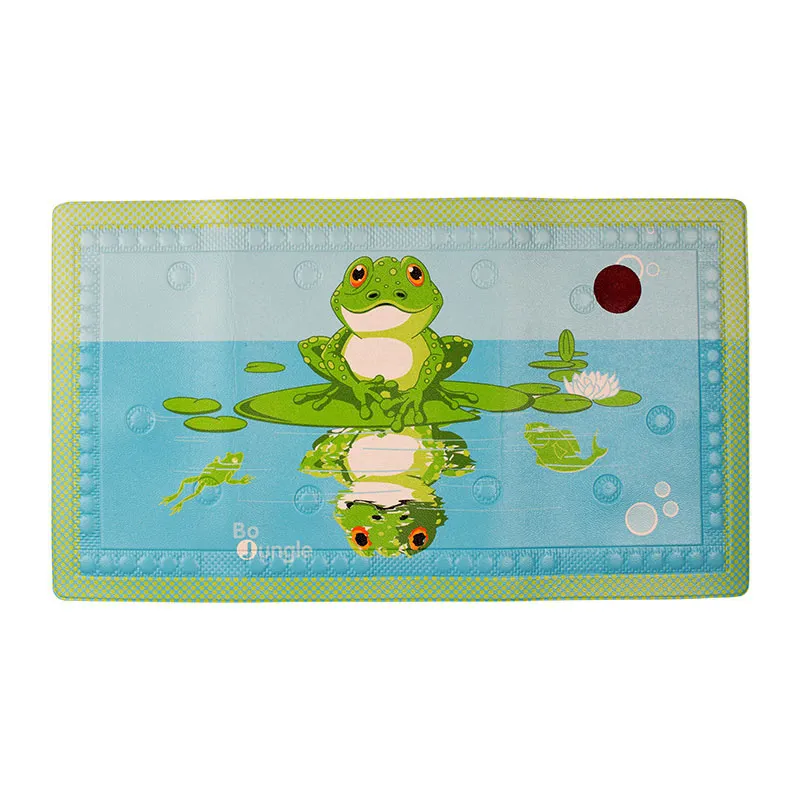 Tapis de Bain antidérapant Grenouille Bleu/Vert - 0m+-0