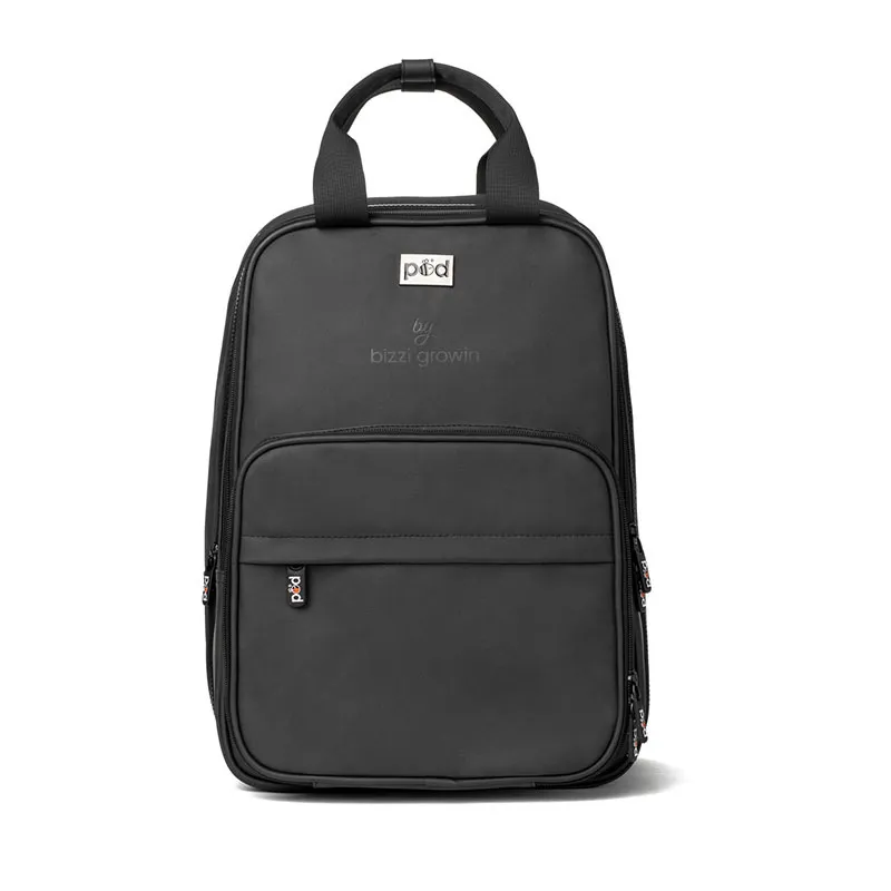 Couffin nomade/Sac à langer Anthracite Noir - 47x34cm-2