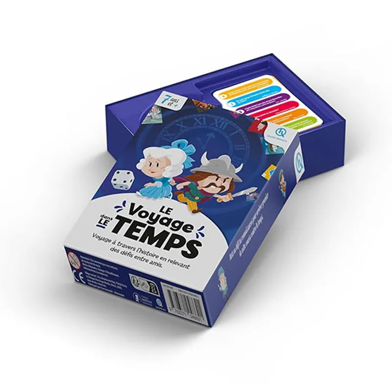 Jeu Le voyage dans le temps - 7+-4