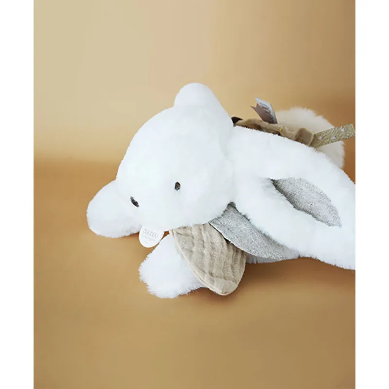 Doudou Pantin Lapin Happy Wild Beige - 25cm-3