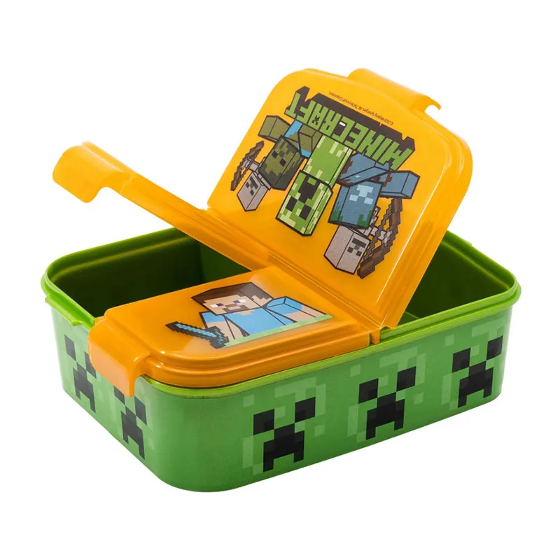 Lunch box 3 compart. Minecraft - 18x13,5x5,5cm-2