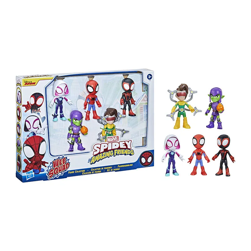 Figurines Spidey Web Squad 5pcs - 36m+  - HASBRO - LES JOUETS DES HéROS-2