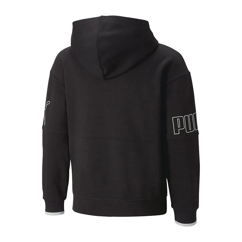 Sweat à capuche Fille Power Colorblock Puma Fille - Noir-2