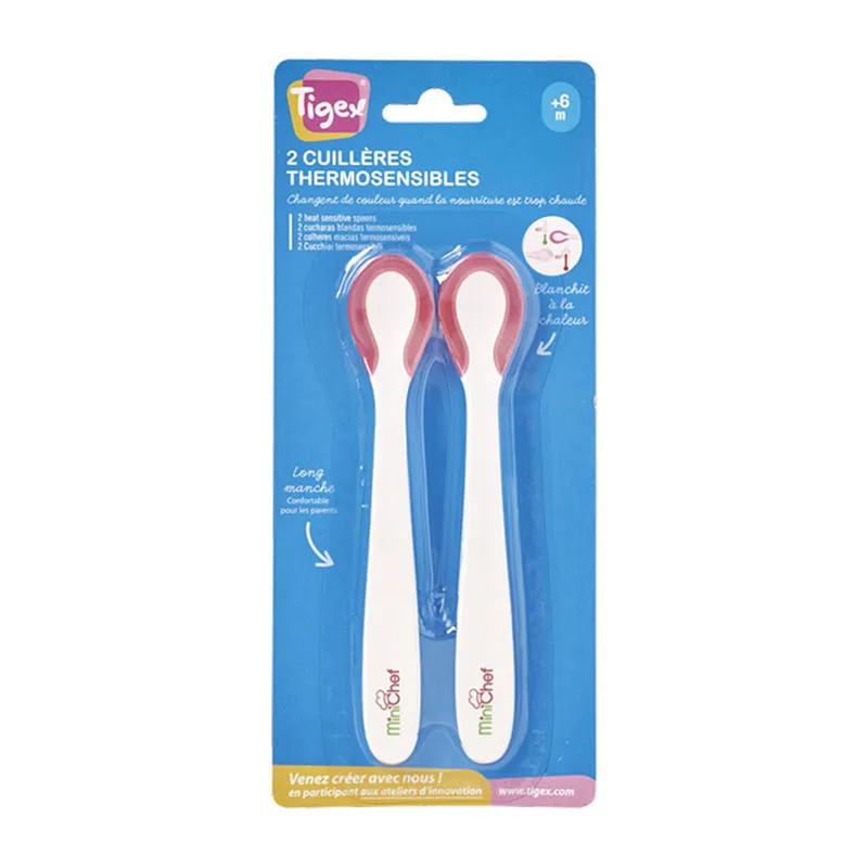 2 Cuillères thermosensibles - 6m+-1