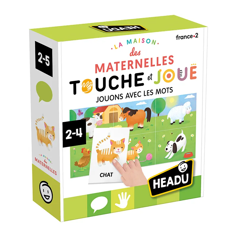 Jeu touche et joue Jouons avec les mots - 24m+-0