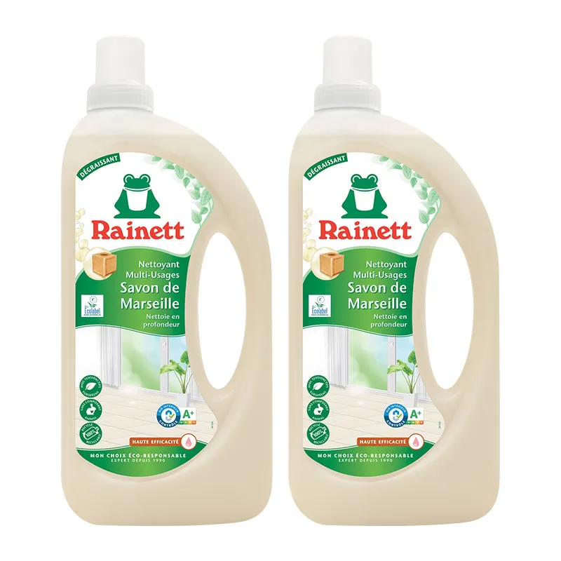 2 Nettoyants Multi-Usages Éco Savon de Marseille - 2x1L-0