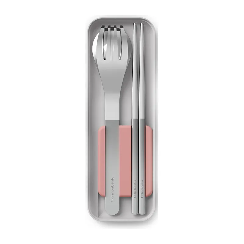 Couverts MB Slim Box Stick Flamingo 3pcs - 17x6x2cm-0