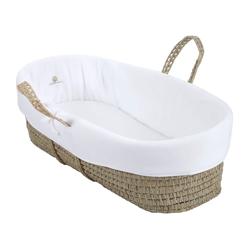 Couffin Coton BIO Blanc - 30x75cm-0