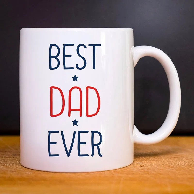Mug Best dad ever - Blanc-0