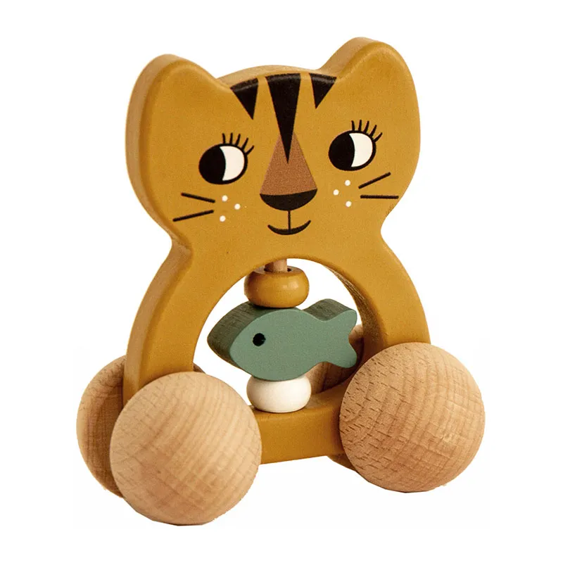 Jouet qui roule Bois Tigre - 12m+-0