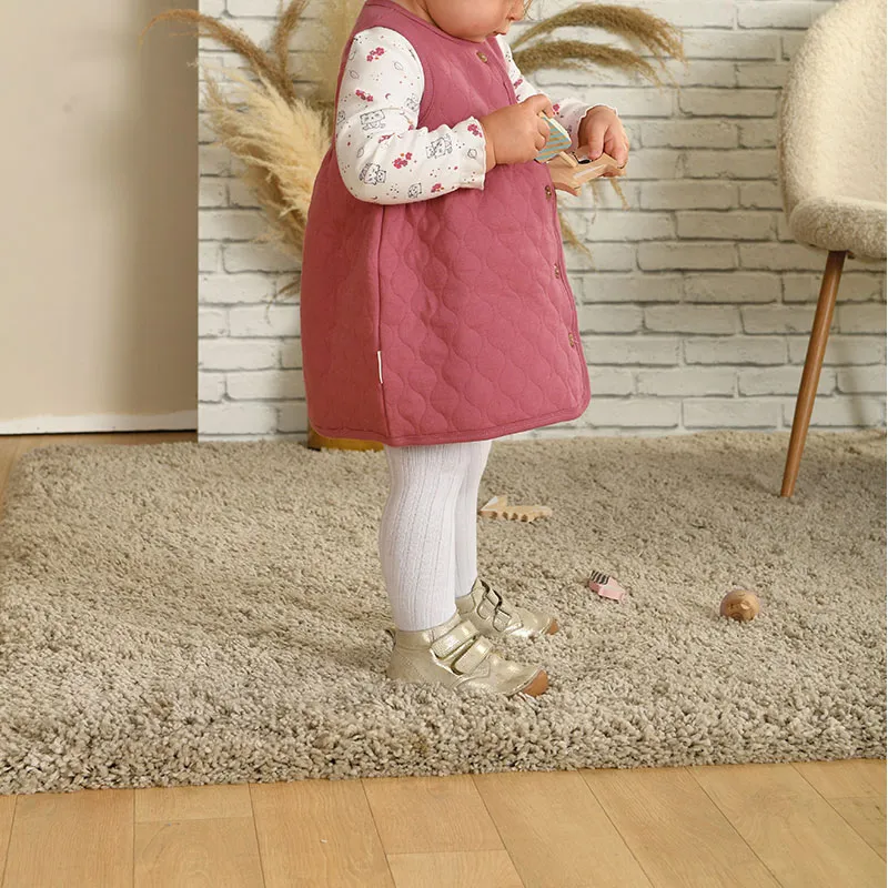 Robe + T-shirt ML + Collants Ma petite Étoile - Rose/Écru-1